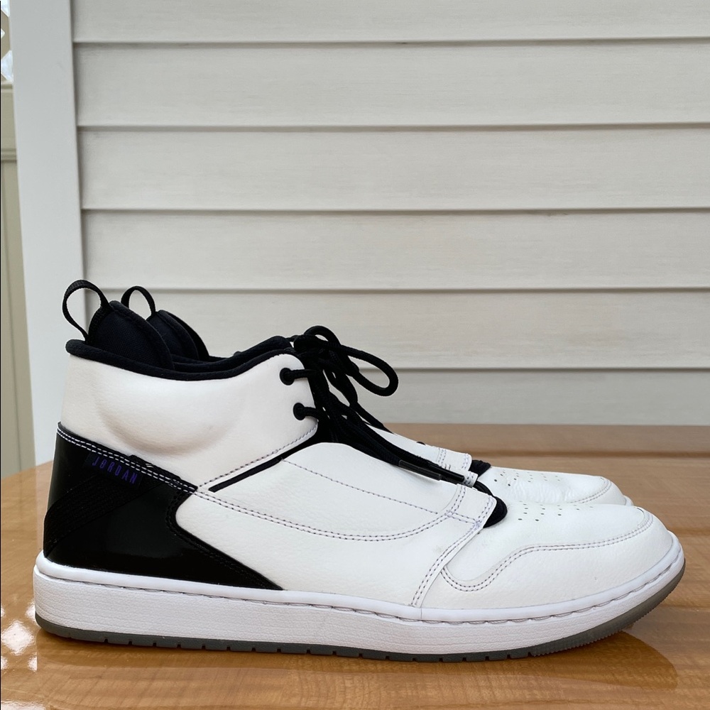 Air Jordan Men’s Fadeaway White Concord Shoes Size 13